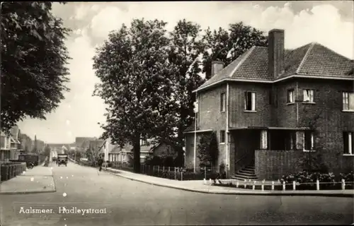 Ak Aalsmeer Nordholland Niederlande, Hadleystraat