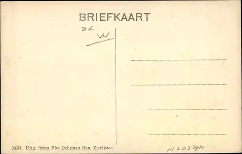 Ak Scharendijke Zeeland Niederlande, Ort aus der Vogelschau