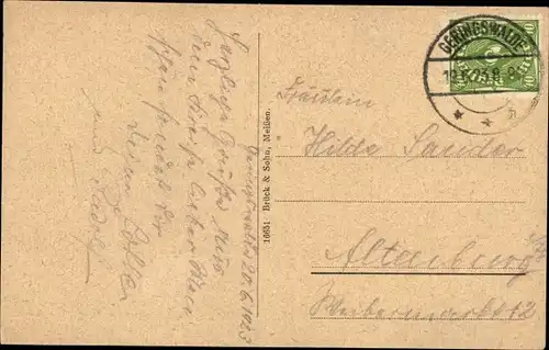 Ak Geringswalde Sachsen, Rinnmühle