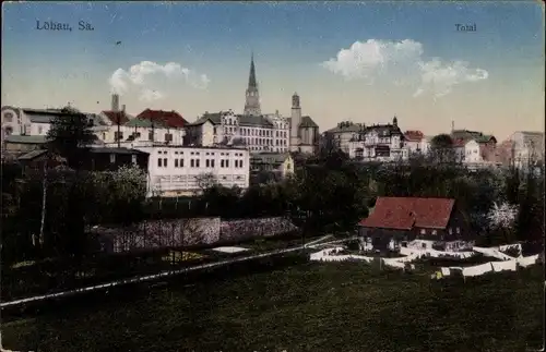 Ak Löbau in der Oberlausitz Sachsen, Total