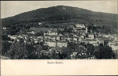 Ak Baden Baden am Schwarzwald, Panorama