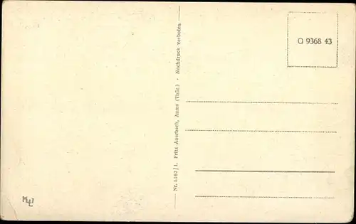 Ak Auma in Thüringen, Sophienbad, Ruderboot