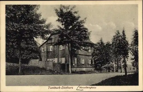 Ak Tambach Dietharz in Thüringen, Nesselberghaus