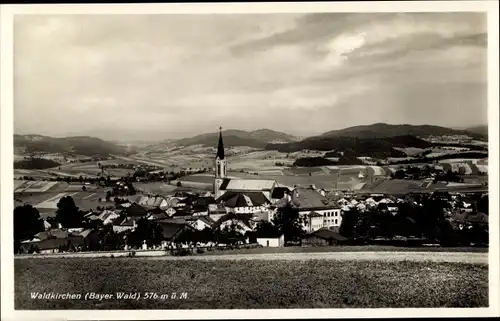 Ak Waldkirchen am Goldenen Steig Niederbayern, Panorama