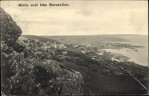 Ak Mölle Schweden, Sedt fran Barakullen