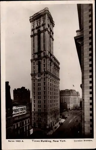 Ak New York City USA, Times Building