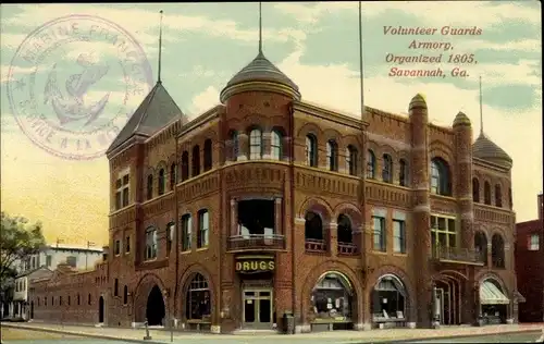 Ak Savannah Georgia USA, Volunteer Guards Armory