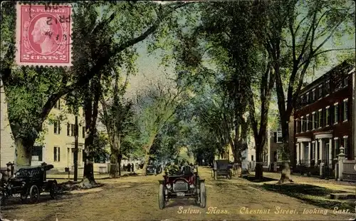 Ak Salem Massachusetts USA, Chestnut Street, Auto