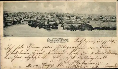 Ak Allentown Pennsylvania USA, Panorama