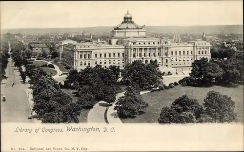 Ak Washington DC USA, Library of Congress