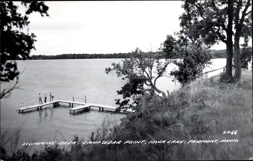 Foto Ak Fairmont Minnesota USA, Camp Cedar Point, Iowa Lake