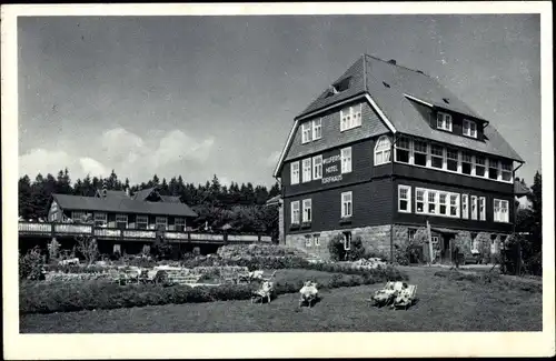 Ak Torfhaus Altenau Schulenberg Clausthal Zellerfeld im Oberharz, Wulferts Hotel
