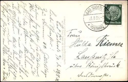 Ak Bad Suderode Quedlinburg im Harz, Fliegeraufnahme