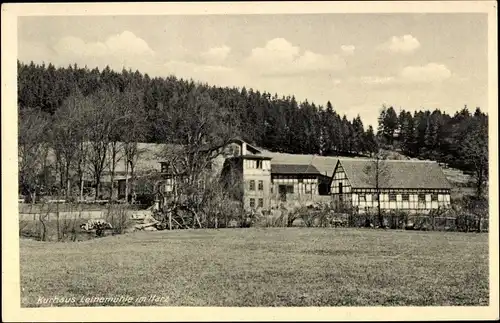 Ak Leinemühle im Harz, Kurhaus, Außenansicht