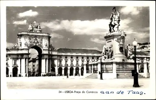Ak Lisboa Lissabon Portugal, Praca do Comércio