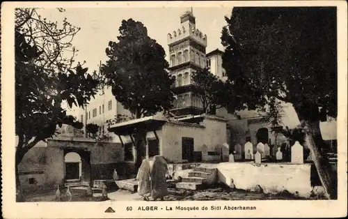 Ak Algier Algerien, Die Moschee von Sidi Abderhaman