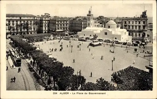 Ak Algier Algerien, Place du Government