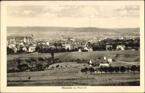 Ak Hranice na Moravě Mährisch Weißkirchen Region Olmütz, Panorama