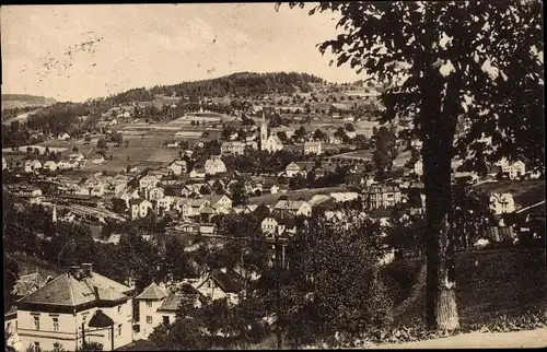 Ak Šumburk nad Desnou Schumburg an der Desse Region Reichenberg, Gesamtansicht