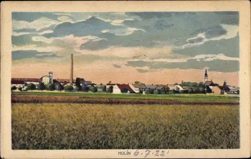 Ak Hulín Hullein Region Zlin, Teilansicht