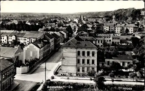 Ak Amstetten in Niederösterreich, Stadtübersicht