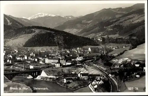 Ak Bruck an der Mur Steiermark, Gesamtansicht