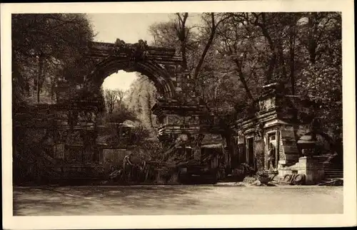 Ak Wien 13 Hietzing Österreich, Schönbrunn, Schlosspark, Römische Ruine