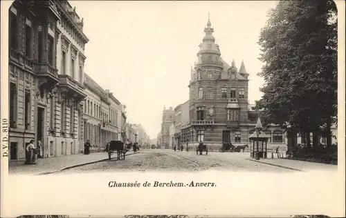 Ak Antwerpen Antwerpen Flandern, Chaussée de Berchem