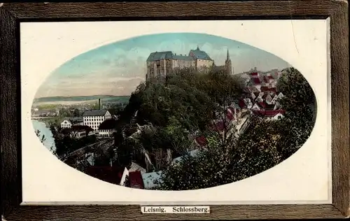 Präge Passepartout Ak Leisnig, Schlossberg, Burg