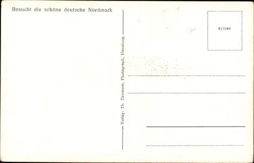 Ak Hallig Hooge in Nordfriesland, Boyens Gasthaus