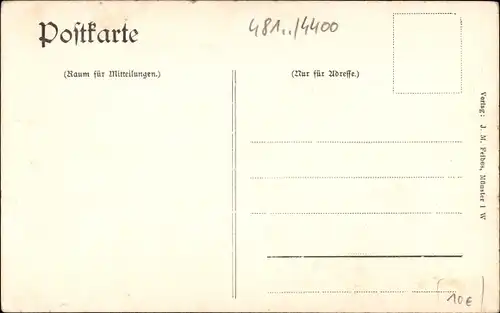 Passepartout Ak Münster in Westfalen, Domportal