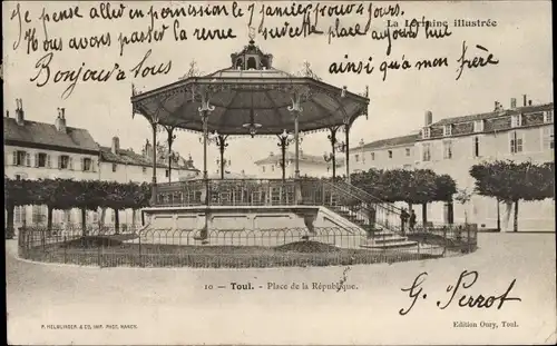 Ak Toul Meurthe et Moselle, Place de la République