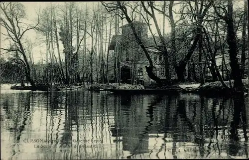 Ak Clisson Loire Atlantique, La Sevre im Moulin de Plessard