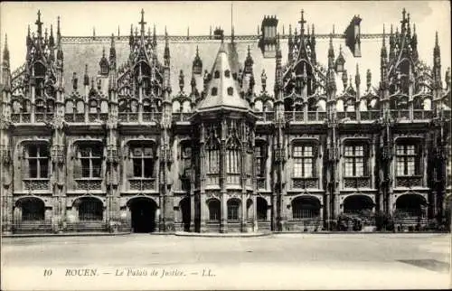 Ak Rouen Seine-Maritime, Palais de Justice