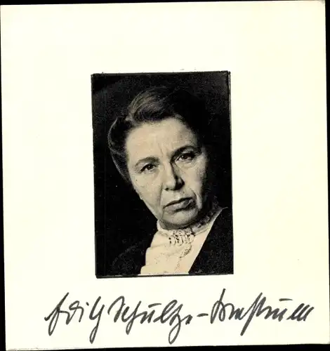 Foto Schauspielerin Edith Schultze-Westrum (1904 - 1981), Autogramm