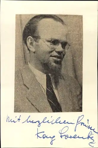 Foto Autogramm Kabarettist Kay Lorentz, Das Kommödchen