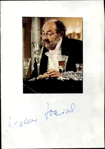 Foto Autogramm Schauspieler Walter Jokisch