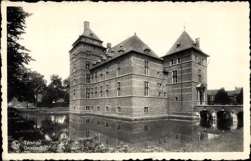 Ak Turnhout Flandern Antwerpen, Schloss, Gerichtshof