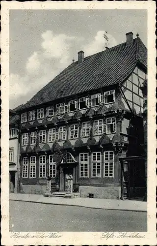 Ak Hameln an der Weser Niedersachsen, Stifts-Herrenhaus