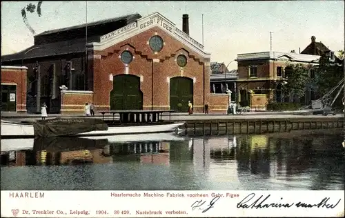 Ak Haarlem Nordholland Niederlande, Maschinenfabrik