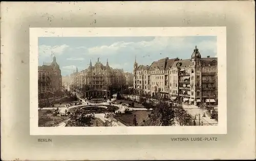 Passepartout Ak Berlin Schöneberg, Viktoria Luise-Platz