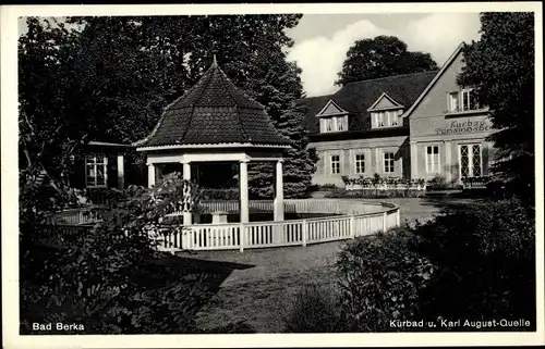 Ak Bad Berka in Thüringen, Kurbad, Karl-August-Quelle