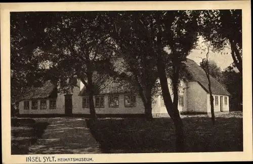 Ak Insel Sylt in Nordfriesland, Heimatsmuseum