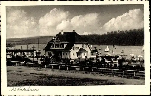 Ak Langenbernsdorf Sachsen, Gasthaus, Kobertalsperre