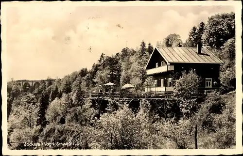 Ak Jocketa Pöhl Vogtland, Gasthaus