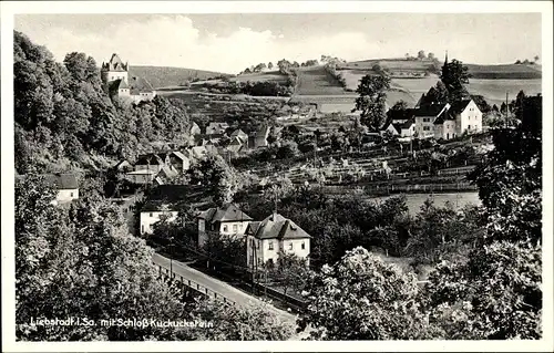 Ak Liebstadt im Erzgebirge, Gesamtansicht, Schloss Kuckuckstein