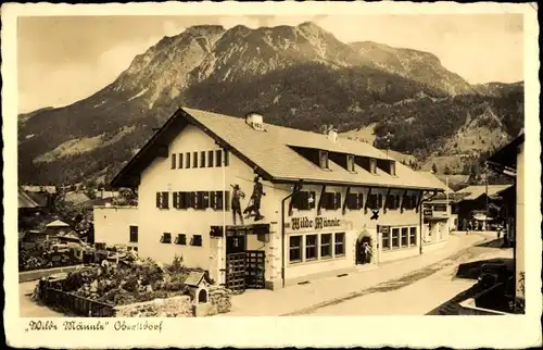 Ak Oberstdorf im Oberallgäu, Gasthof zum Wilden Männle