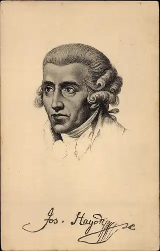 Ak Komponist Joseph Haydn, Wiener Klassik, Portrait