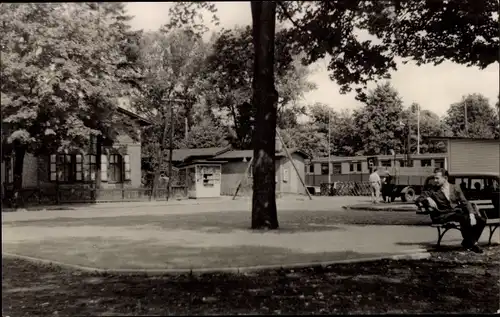 Ak Borgsdorf Hohen Neuendorf an der Oberhavel, Bahnhofsplatz