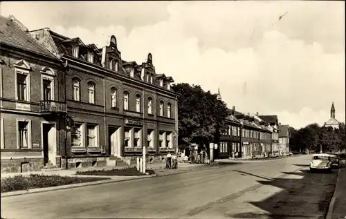 Ak Hasselfelde Oberharz am Brocken, Breite Straße, FDGB Erholungsheim Zur Krone, Kirche